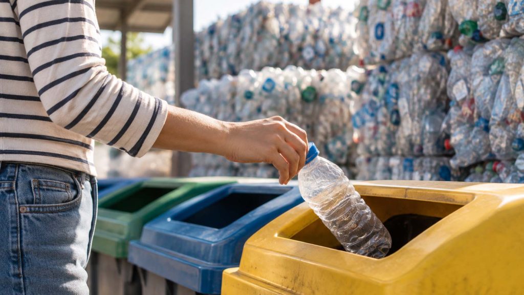 A-Reciclagem-de-Garrafas-de-Plástico